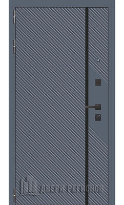Входная дверь Страж К-16, velluto oscure AG 710/velluto bianco AG 701