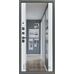 Входная дверь Страж К-8 Зеркало, velluto oscure AG 710/velluto bianco AG 700 + зеркало