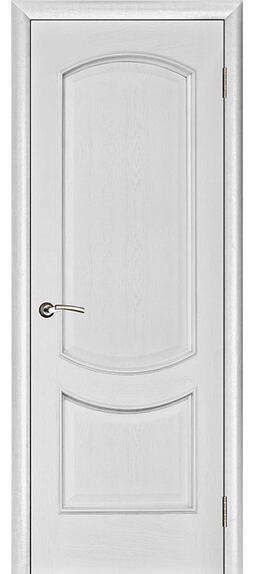 Дверь межкомнатная Porte Vista  Лира Серебряная патина Глухая