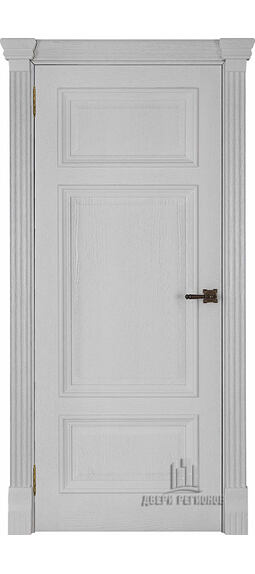 Дверь межкомнатная Regidoors  Мадрид (широкий фигурный багет) Дуб Perla Глухая