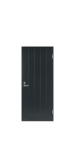 Теплая входная дверь SWEDOOR by Jeld-Wen Function Barents Eco с замком ABLOY LC200 тёмно-серая